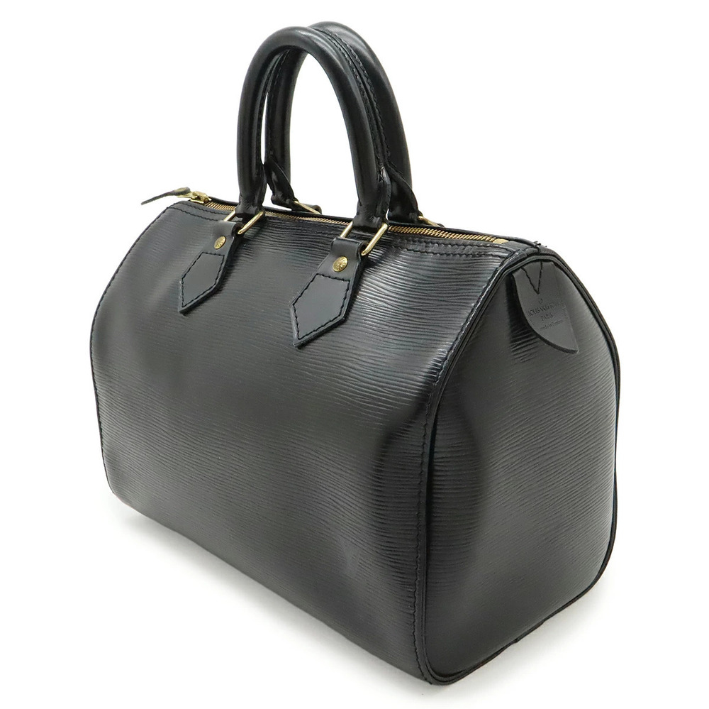 Louis Vuitton Speedy Handbag Epi Boston Bag Black Noir Black